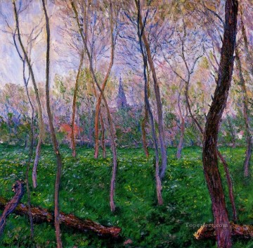 地味なシーン Painting - ベネクール 1887 クロード・モネの風景